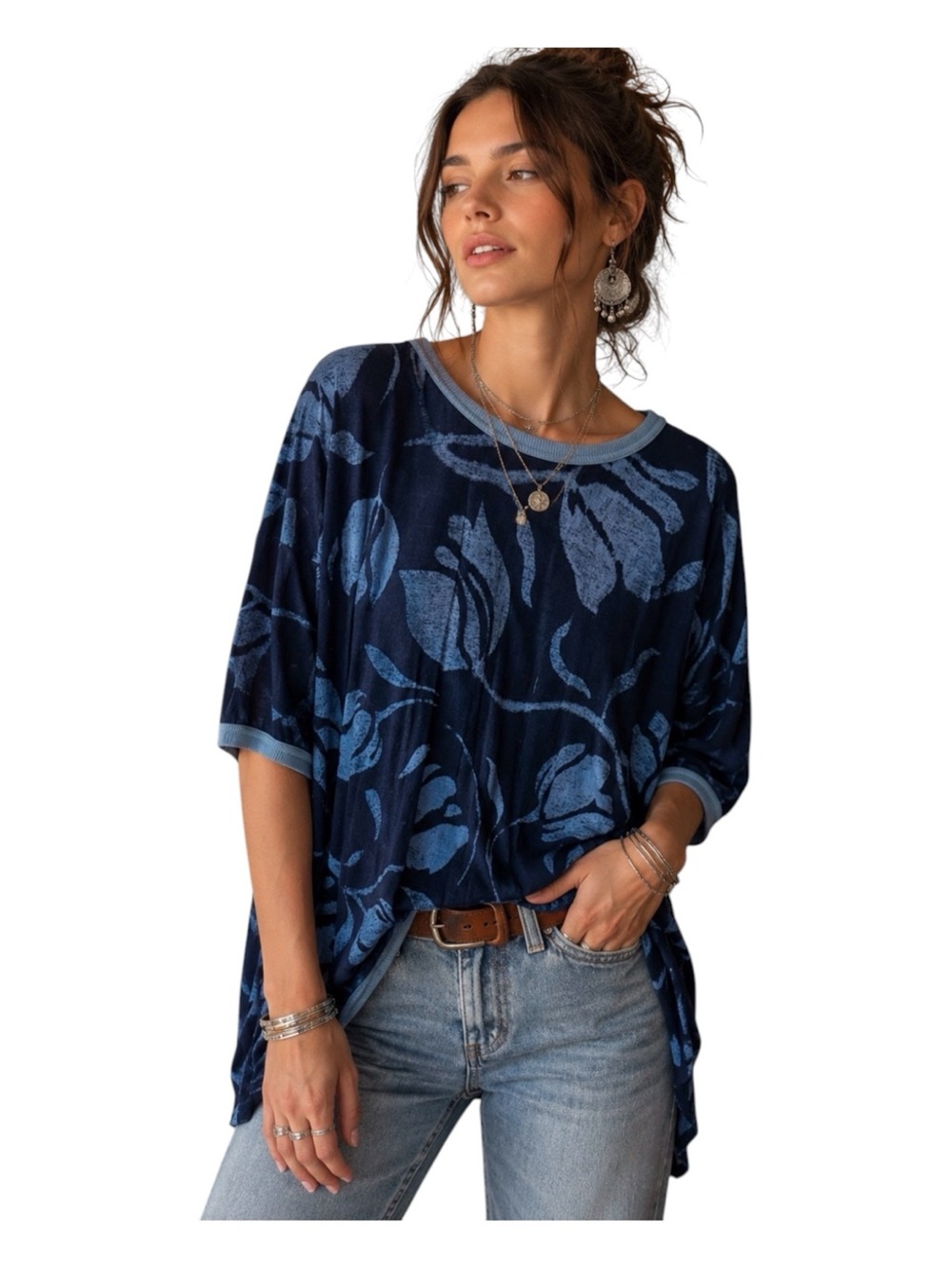 Free People Oversized Thistle In Time Tunic $98
